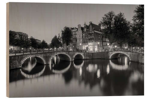 Trebilde Amsterdam Keizersgracht black-and-white