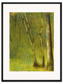 Gerahmter Kunstdruck Der Wald bei Pontaubert