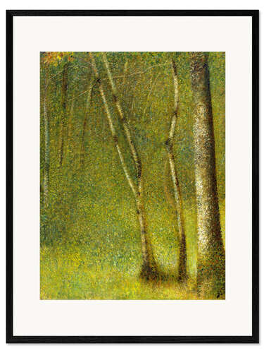 Ingelijste kunstdruk The Forest at Pontaubert