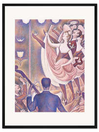 Gerahmter Kunstdruck Der Chahut