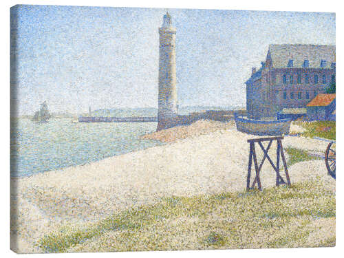 Canvas print Lighthouse in Honfleur