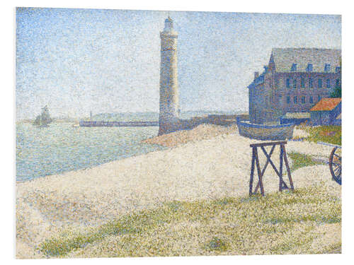 Tableau en PVC Le phare à Honfleur