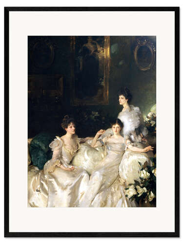 Ingelijste kunstdruk The Wyndham Sisters