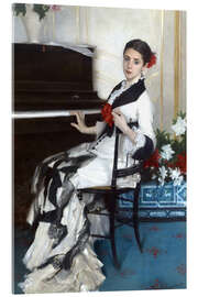 Akrylbillede Mme Ramon Subercaseaux - John Singer Sargent