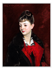 Wandbild  Mademoiselle Suzanne Poirson - John Singer Sargent
