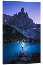 Acrylglas print Lago di Sorapis - Dolomites