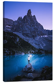 Canvas print Lago di Sorapis - Dolomites