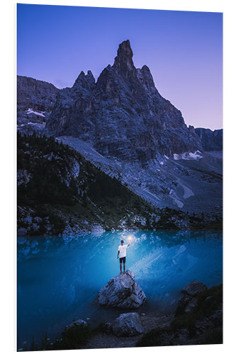 Quadro em PVC Lago di Sorapis - Dolomites