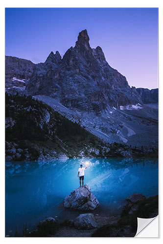 Naklejka na ścianę Lago di Sorapis - Dolomites