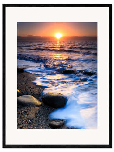 Gerahmter Kunstdruck Pembrokeshire Sunrise