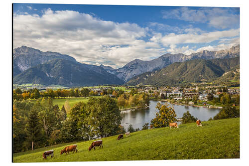 Cuadro de aluminio Idyllic Alp scenery at Saalfelden (Salzburg, Austria)