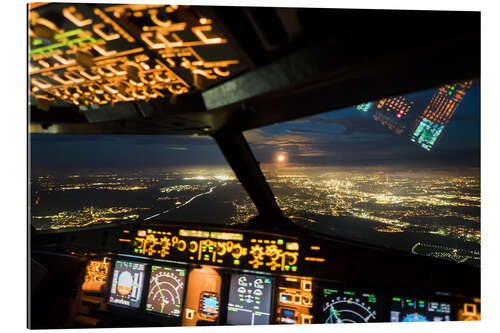 Gallery Print Airbus A320 Landung Frankfurt