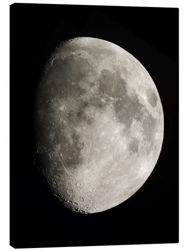 Canvas print Moon (Telescopic View)