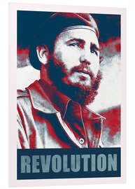 Foam board print Fidel Castro, Revolution