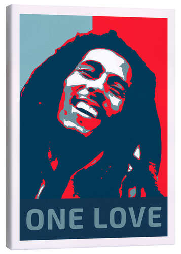 Leinwandbild Bob Marley, One Love