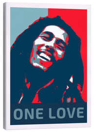Canvas print  Bob Marley, One Love - Alex Saberi