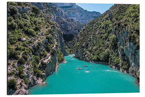 Tableau en aluminium Gorges du Verdon en Provence