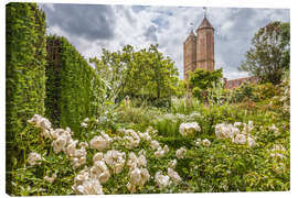 Leinwandbild Sissinghurst weißer Garten (England)