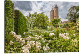 Quadro em plexi-alumínio Sissinghurst White Garden (England)