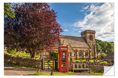 Sticker mural Place de village dans les Cotswolds