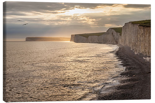 Canvastavla Chalk cliffs Seven Sisters in southern England