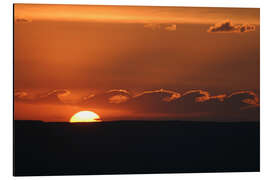 Aluminiumsbilde Sunset at the Grand Canyon clouds waves