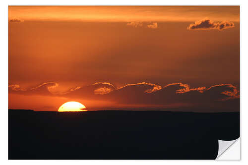 Sticker mural Coucher de soleil sur le Grand Canyon