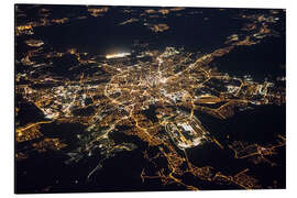 Magnettafel Nürnberg bei Nacht