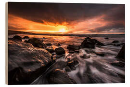 Puutaulu Amroth Beach Winter Sunrise