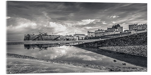 Acrylglasbild Tenby Harbour Reflections