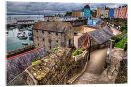 Acrylglas print Down To Tenby Harbour