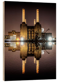 Cuadro de madera Battersea Power Station - Simon West