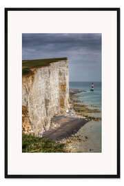 Gerahmter Kunstdruck Beachy Head