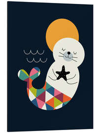 Magnettafel Seals Mermaid