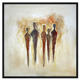 Gerahmter Kunstdruck in Freundschaft