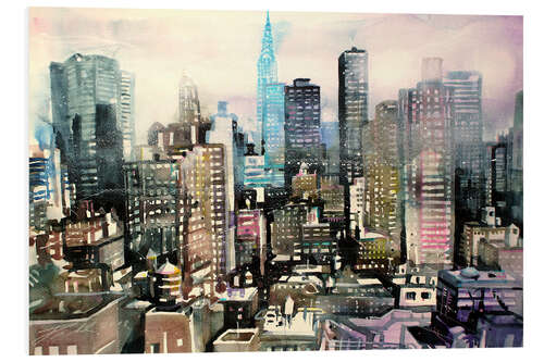 Foam board print New York, Murray Hill's "Chrysler Building"