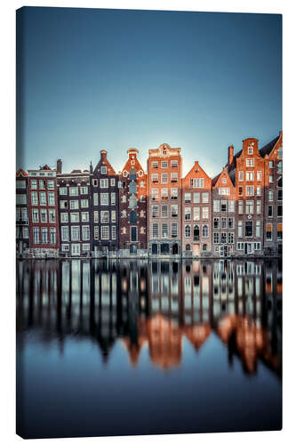 Leinwandbild Damrak Blick, Amsterdam