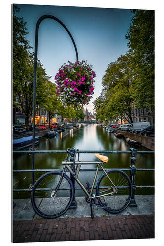 Gallery print The bike at the canal, Amsterdam