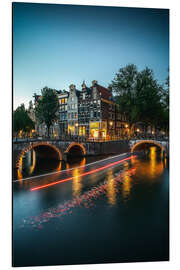 Aluminium print Keizersgracht Amsterdam, Netherlands