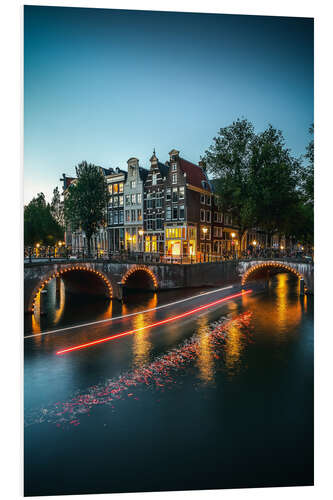 Foam board print Keizersgracht Amsterdam, Netherlands