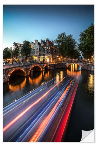 Selvklebende plakat Amsterdam Feeling, Netherlands