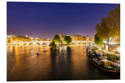 Tableau en PVC Pont Neuf und île de la Cité à Paris