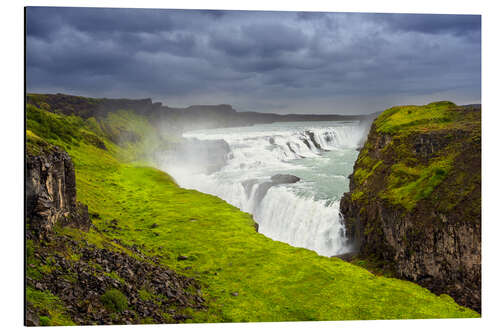 Alubild Gullfoss