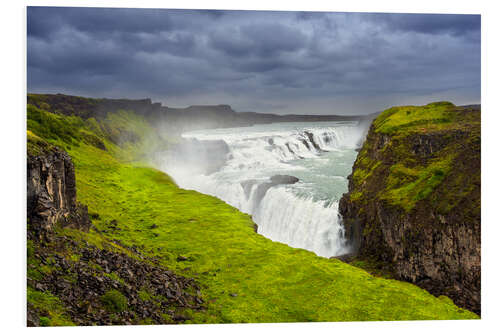 Hartschaumbild Gullfoss