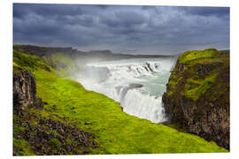 Foam board print Gullfoss