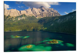 Stampa su alluminio Eibsee Islands