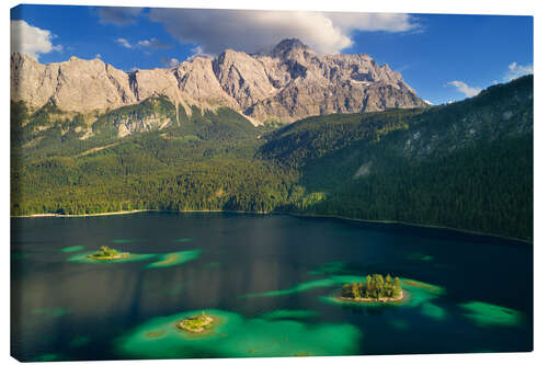 Quadro em tela Eibsee Islands