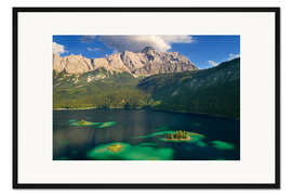 Gerahmter Kunstdruck Eibsee Paradis
