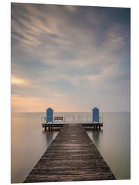 Foam board print Jetty on the Baltic Sea (1)