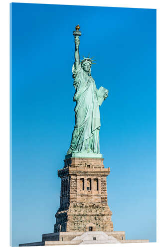 Acrylic print Statue of Liberty on Liberty Island, New York City, USA